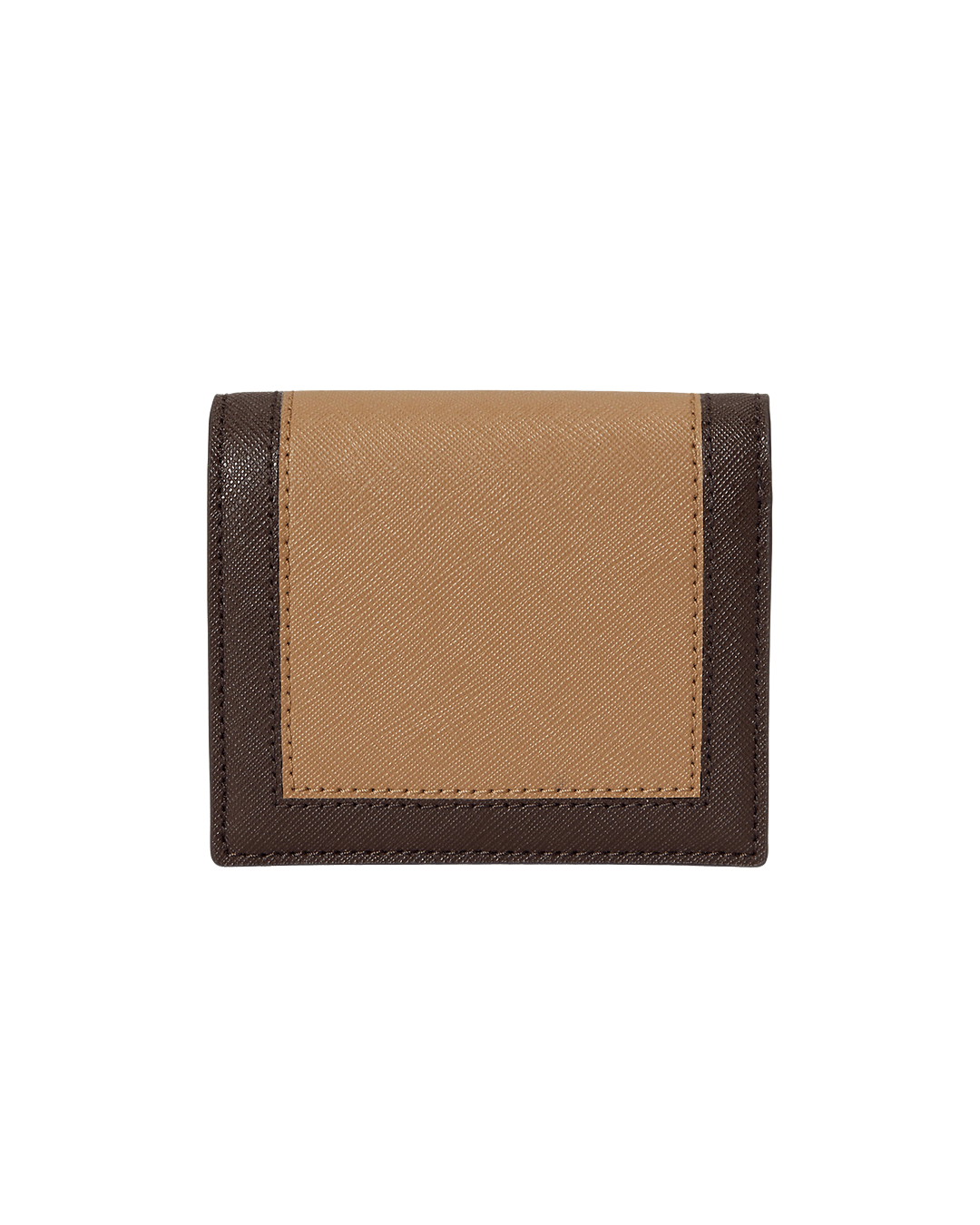 Lauren By Ralph Lauren Wallets ONE Lauren by Ralph Lauren Brown Colour-Blocked Leather Compact Wallet