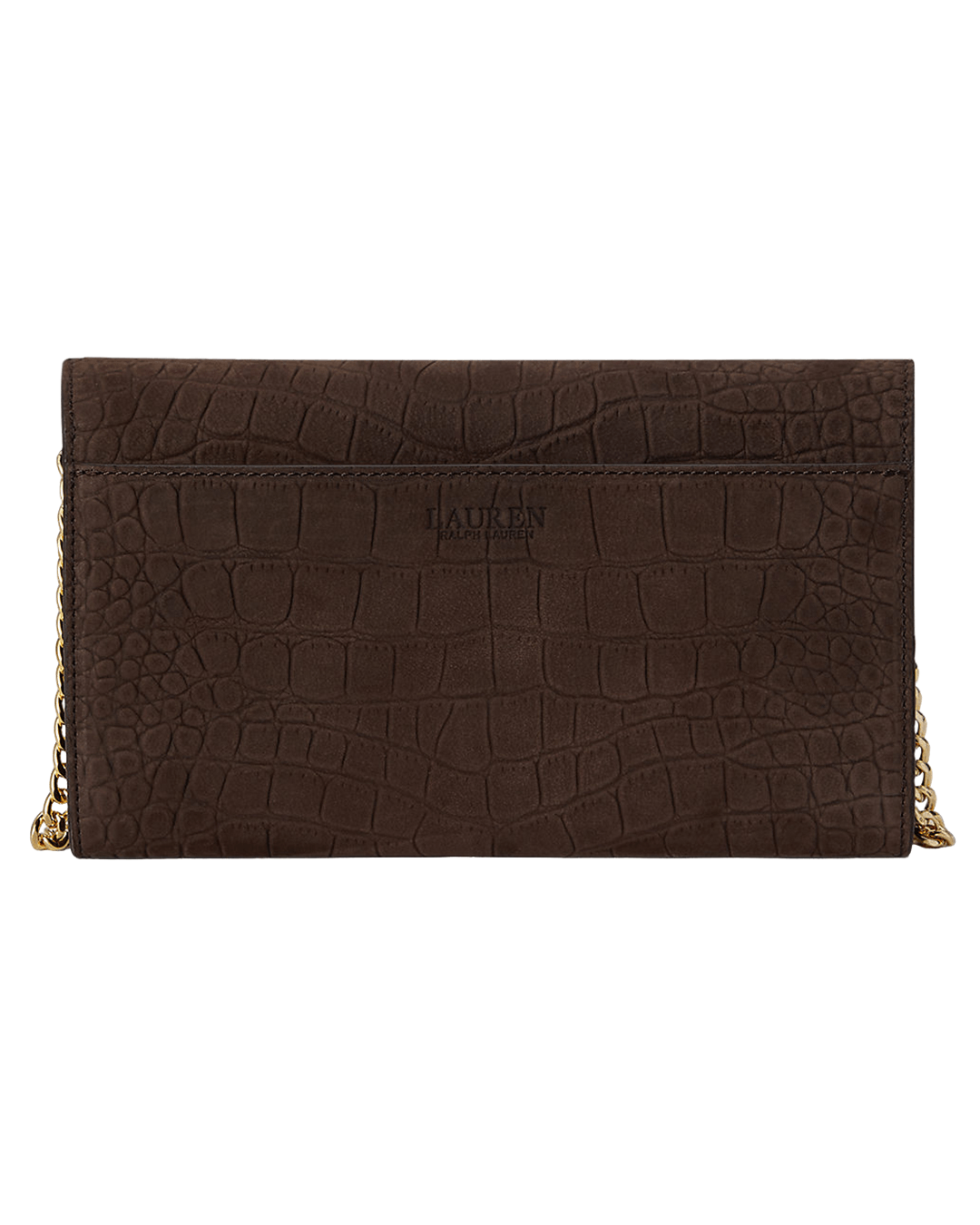 Lauren By Ralph Lauren Wallets ONE Lauren by Ralph Lauren Brown Large Adair II Wallet on a Chain