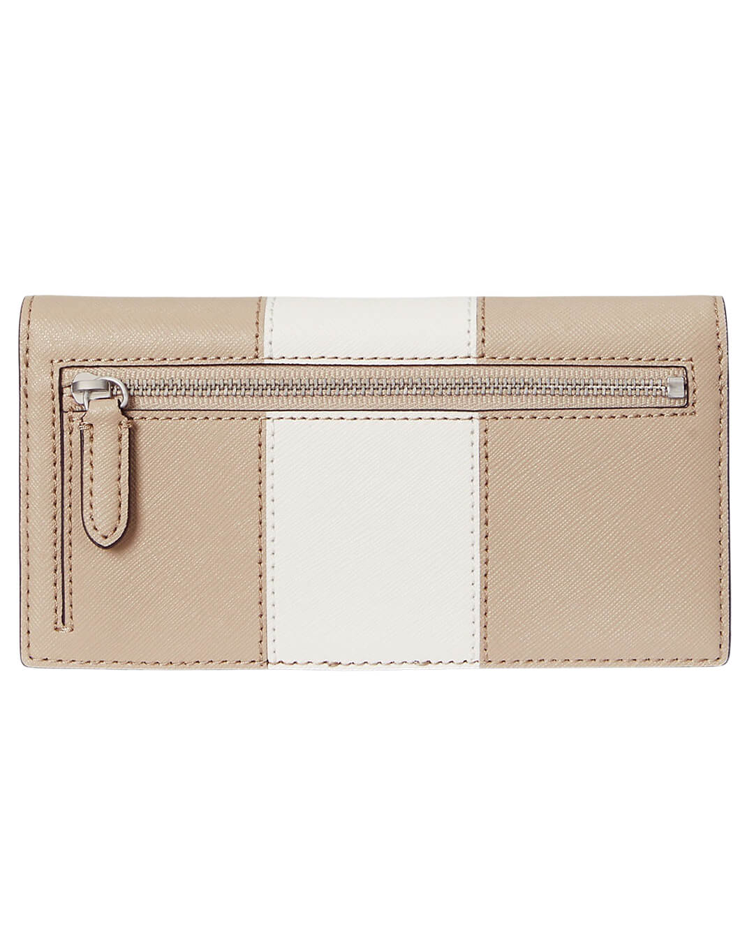 Lauren By Ralph Lauren Wallets ONE TWO-TONE CROSSHATCH LEATHER SLIM WALLET MULTI