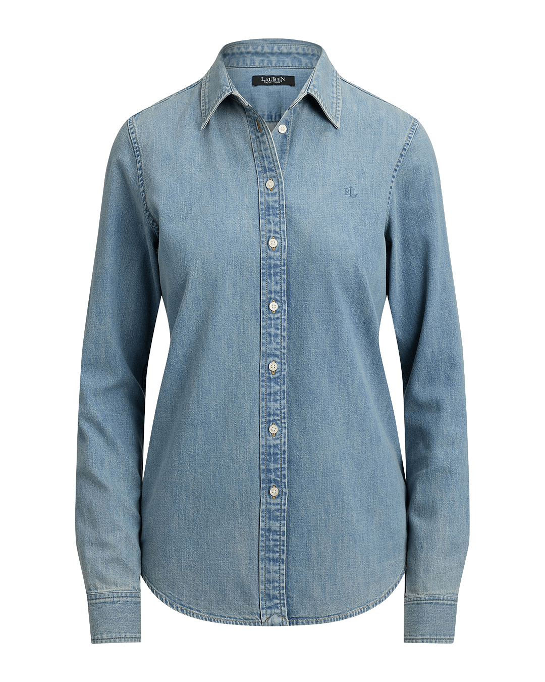 Lauren Shirts Lauren Blue Lauren Classic Fit Denim Shirt Blue