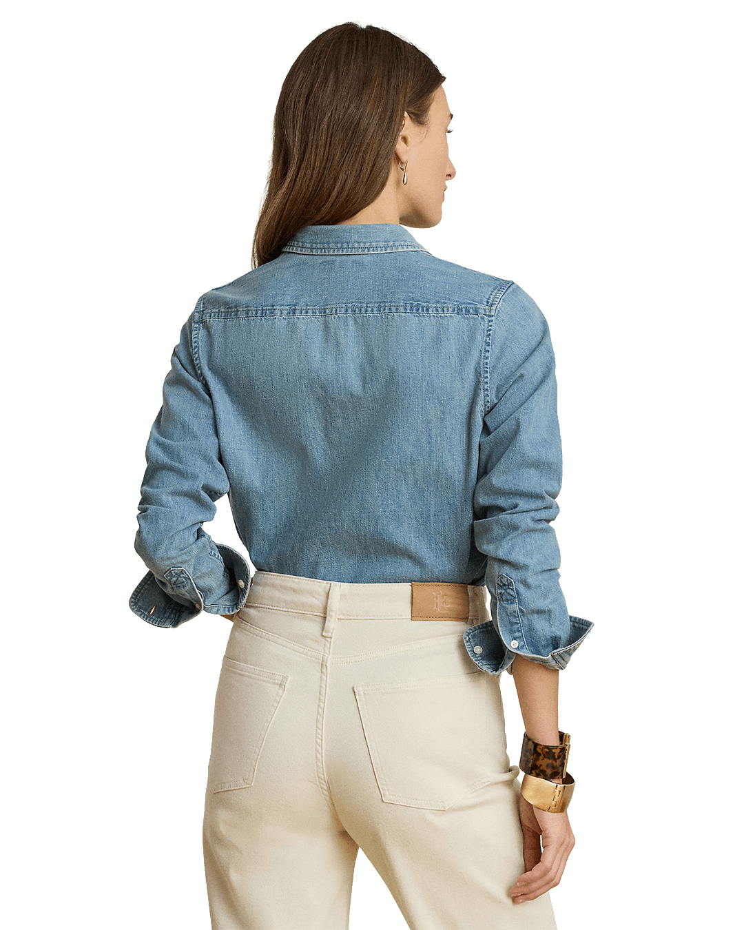 Lauren Shirts Lauren Blue Lauren Classic Fit Denim Shirt Blue