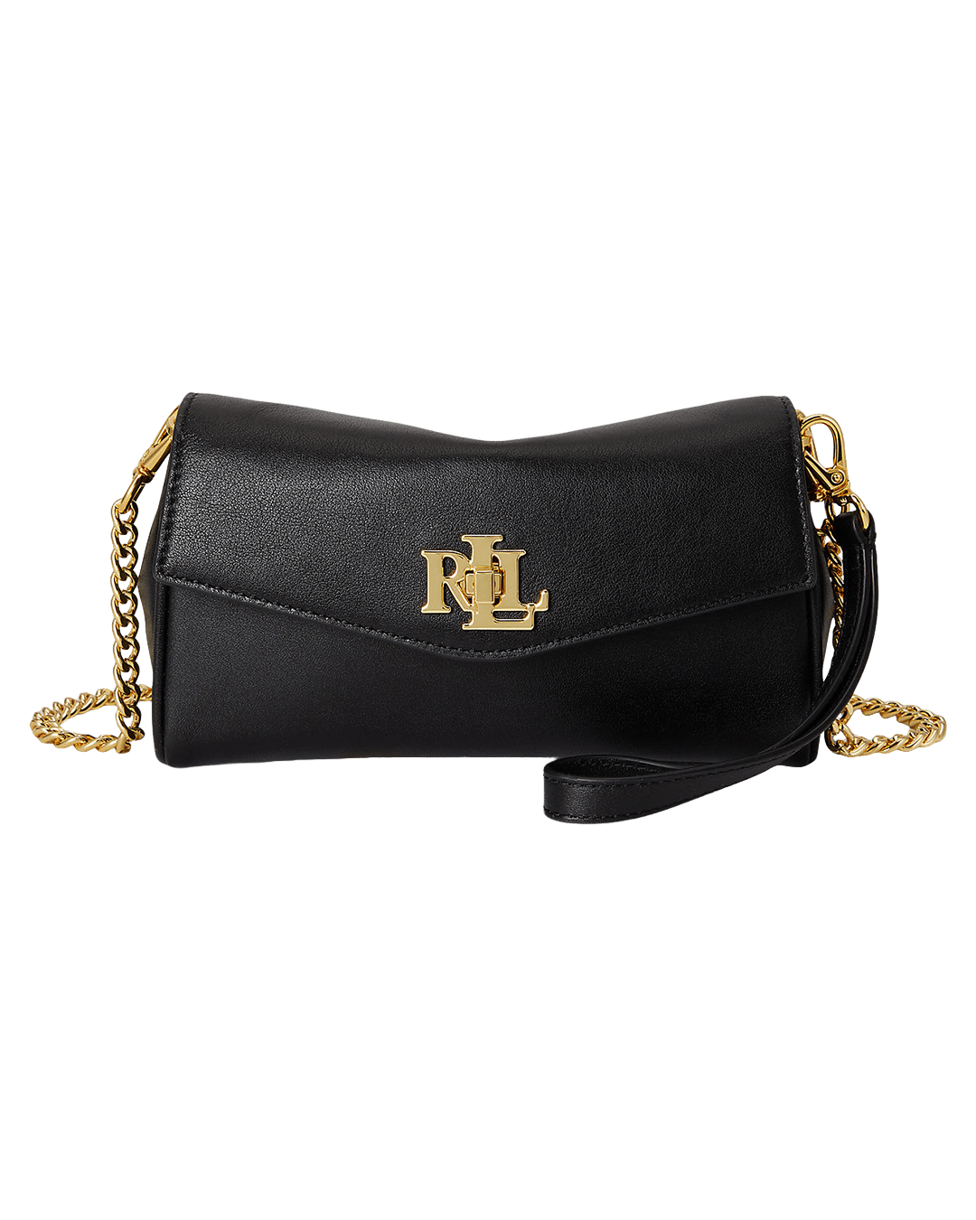 Lauren Wallets ONE Lauren Black Lauren Nappa Leather Tanner Crossbody Wallet Black