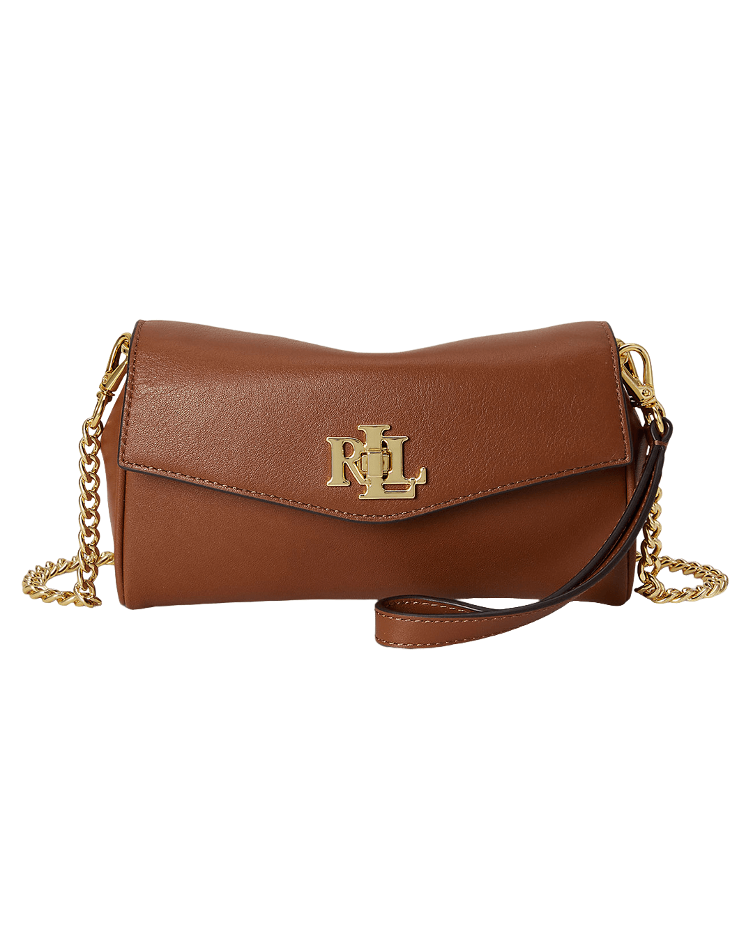 Lauren Wallets ONE Lauren Brown Lauren Nappa Leather Tanner Crossbody Wallet Brown