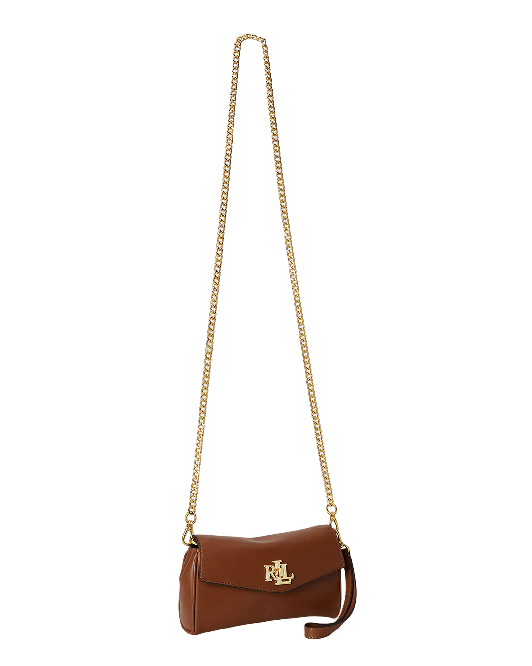 Lauren Wallets ONE Lauren Brown Lauren Nappa Leather Tanner Crossbody Wallet Brown