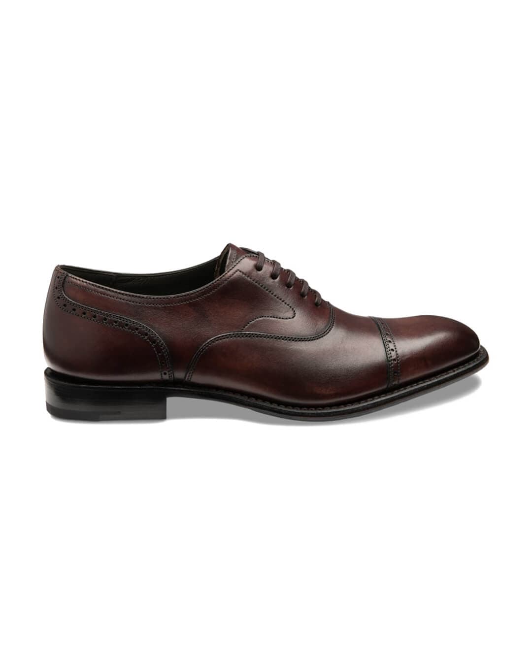 Loake Shoes Loake Burgundy Hughes Oxford Brogued Shoes