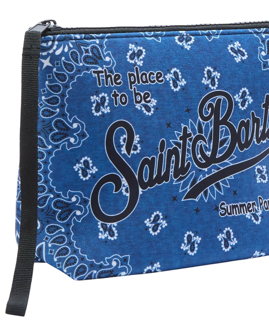 MC2 Saint Barth Bags ONE ALINE BLUE BANDANNA POCHETTE