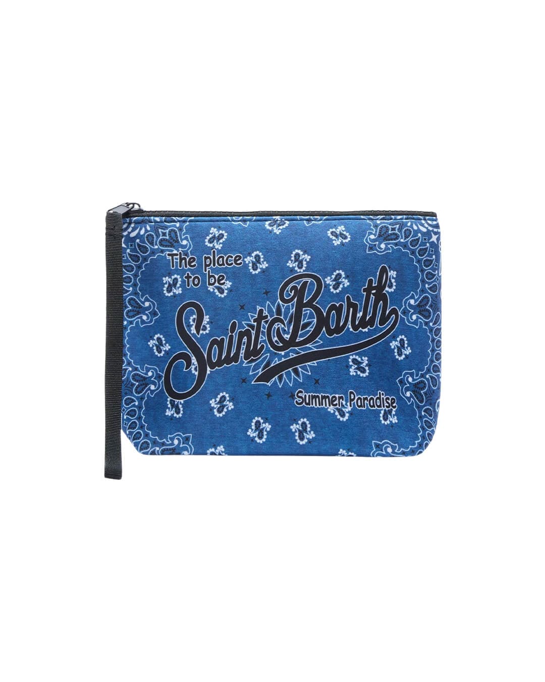 MC2 Saint Barth Bags ONE ALINE BLUE BANDANNA POCHETTE
