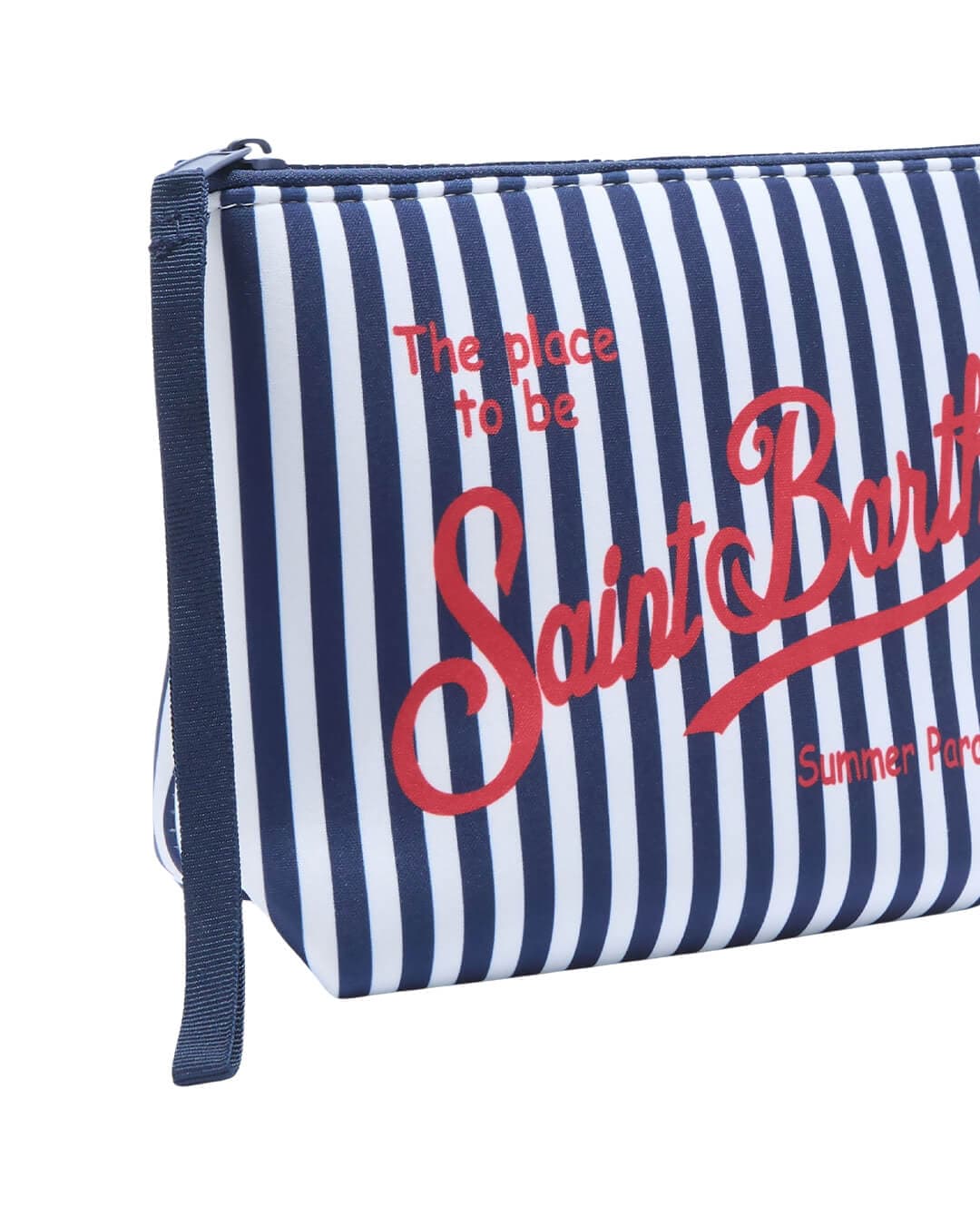 MC2 Saint Barth Bags ONE ALINE  BLUE STRIPES MINI  POCHETTE