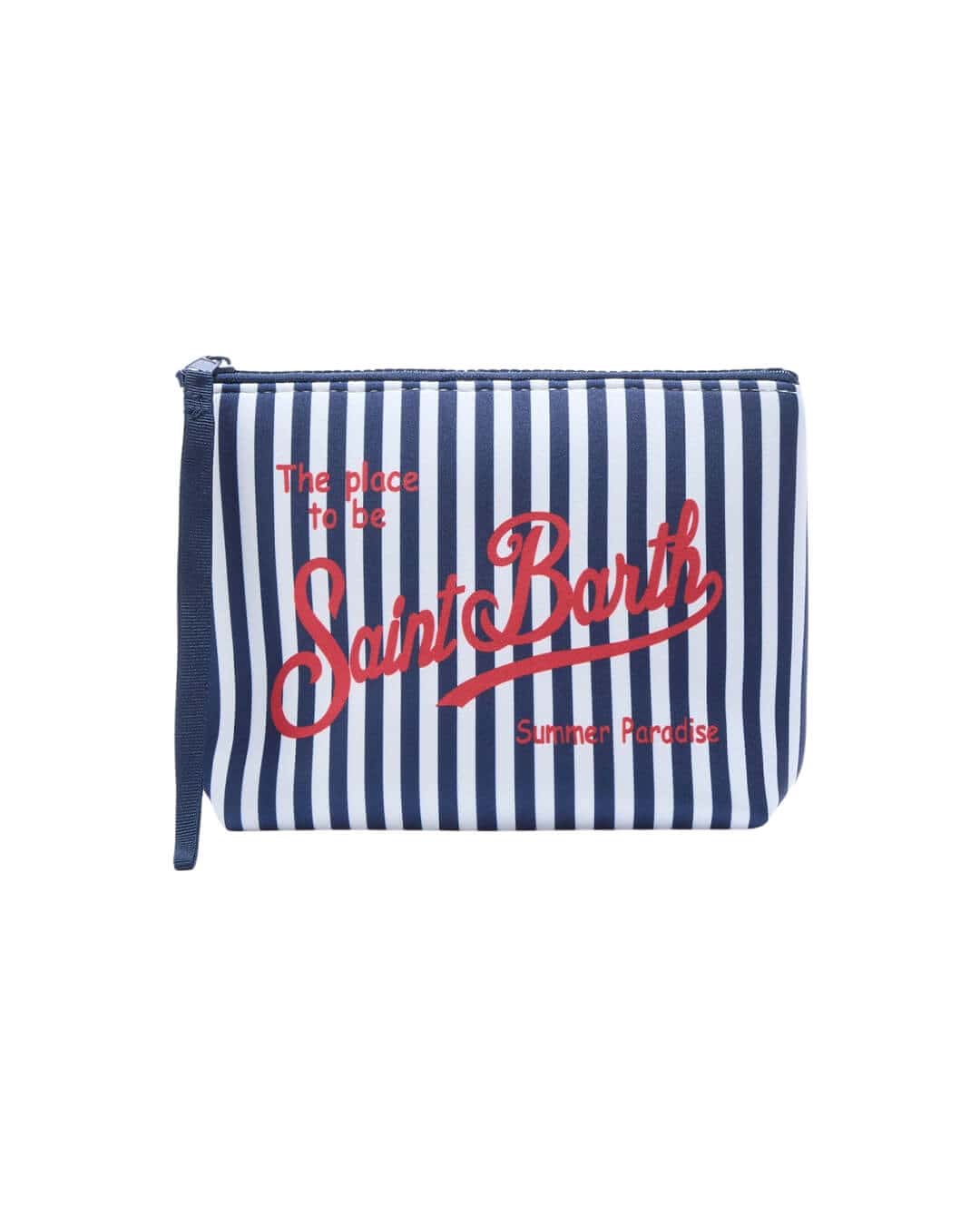 MC2 Saint Barth Bags ONE ALINE  BLUE STRIPES MINI  POCHETTE