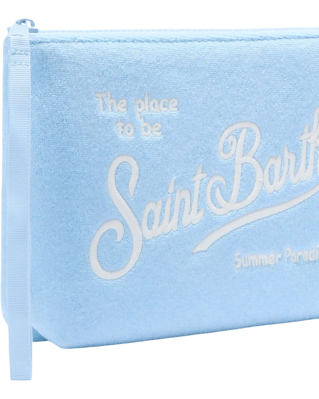 MC2 Saint Barth Bags ONE ALINE BLUE TERRY SPONGE POCHETTE