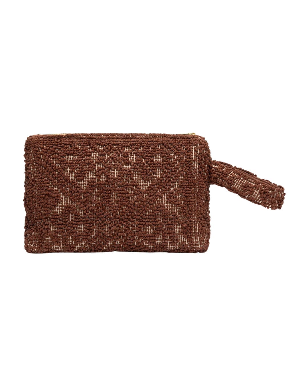 MC2 Saint Barth Bags ONE ALINE BROWN  TUFTING L POCHETTE