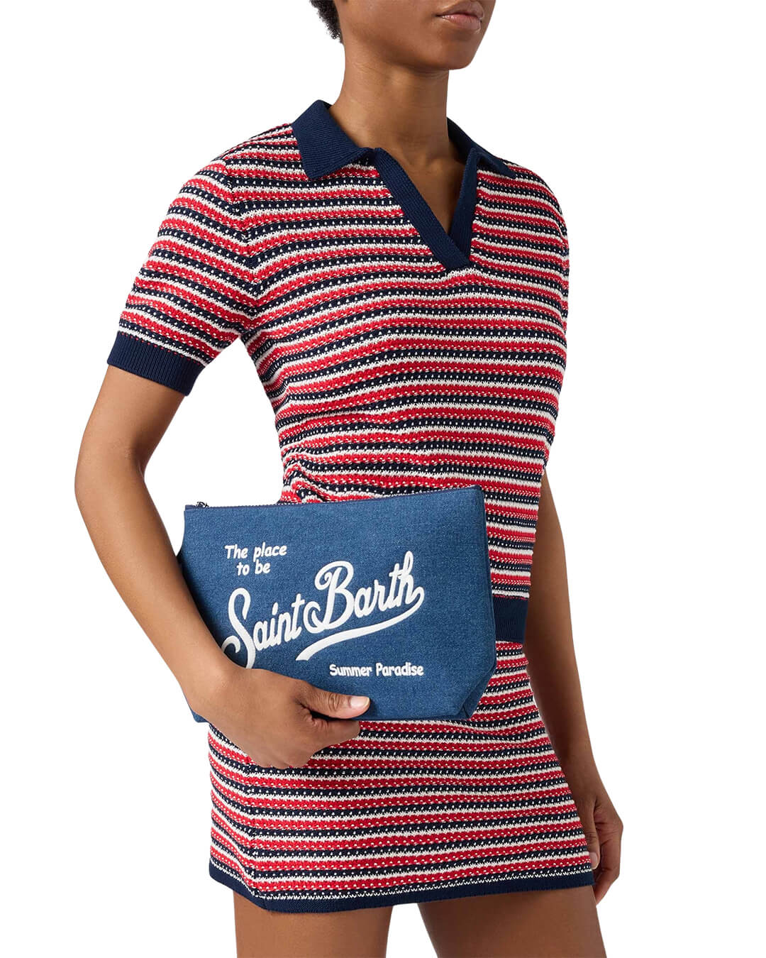 MC2 Saint Barth Bags ONE ALINE DENIM L POCHETTE
