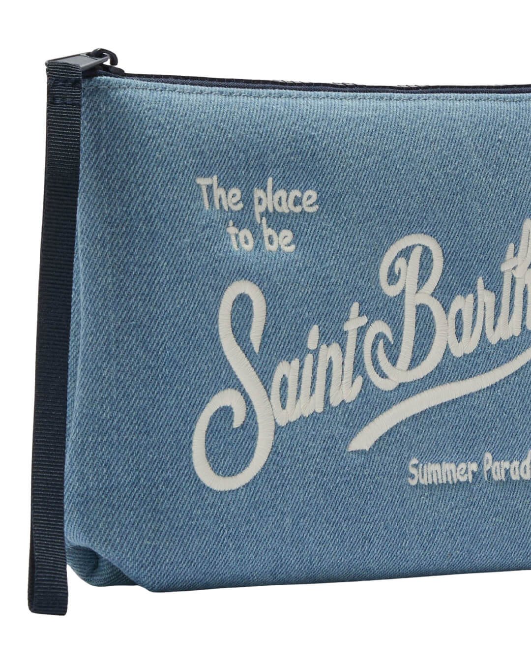 MC2 Saint Barth Bags ONE ALINE LIGHT DENIM POCHETTE