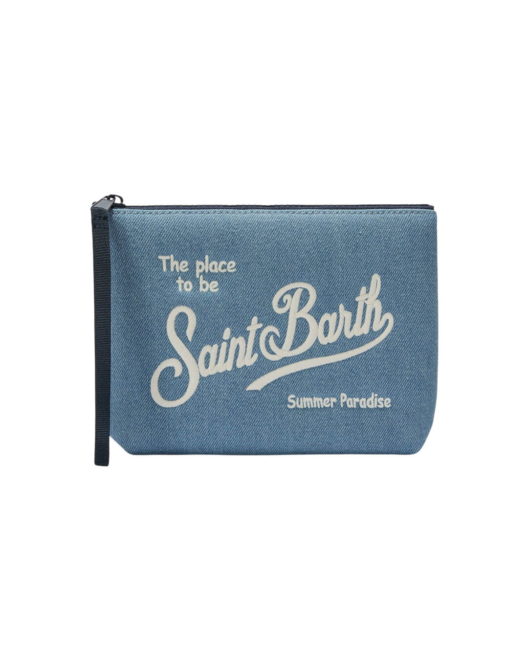 MC2 Saint Barth Bags ONE ALINE LIGHT DENIM POCHETTE