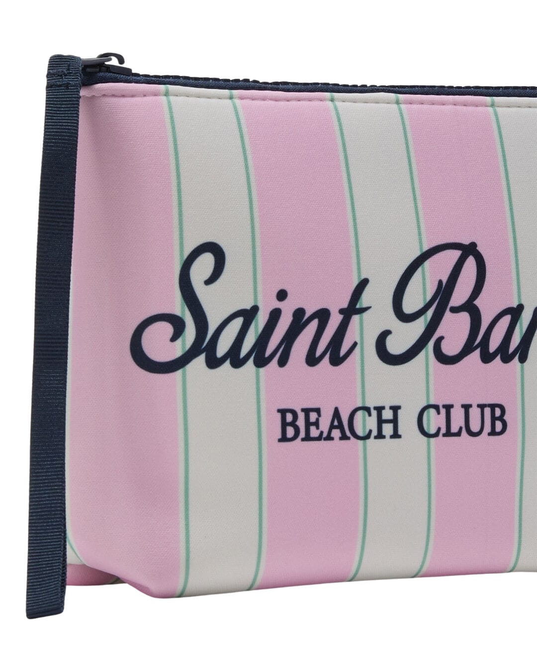 MC2 Saint Barth Bags ONE ALINE PINK STRIPES  POCHETTE BEACH STRIPES