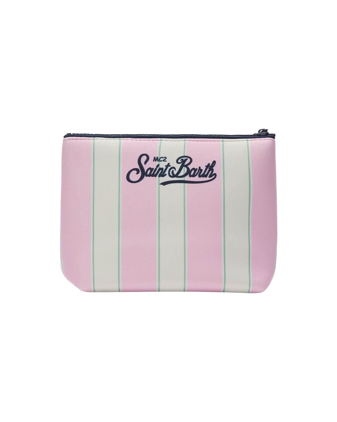 MC2 Saint Barth Bags ONE ALINE PINK STRIPES  POCHETTE BEACH STRIPES