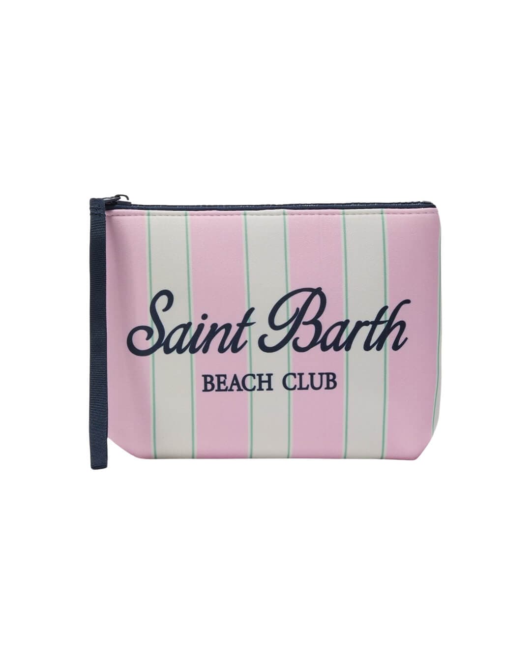 MC2 Saint Barth Bags ONE ALINE PINK STRIPES  POCHETTE BEACH STRIPES
