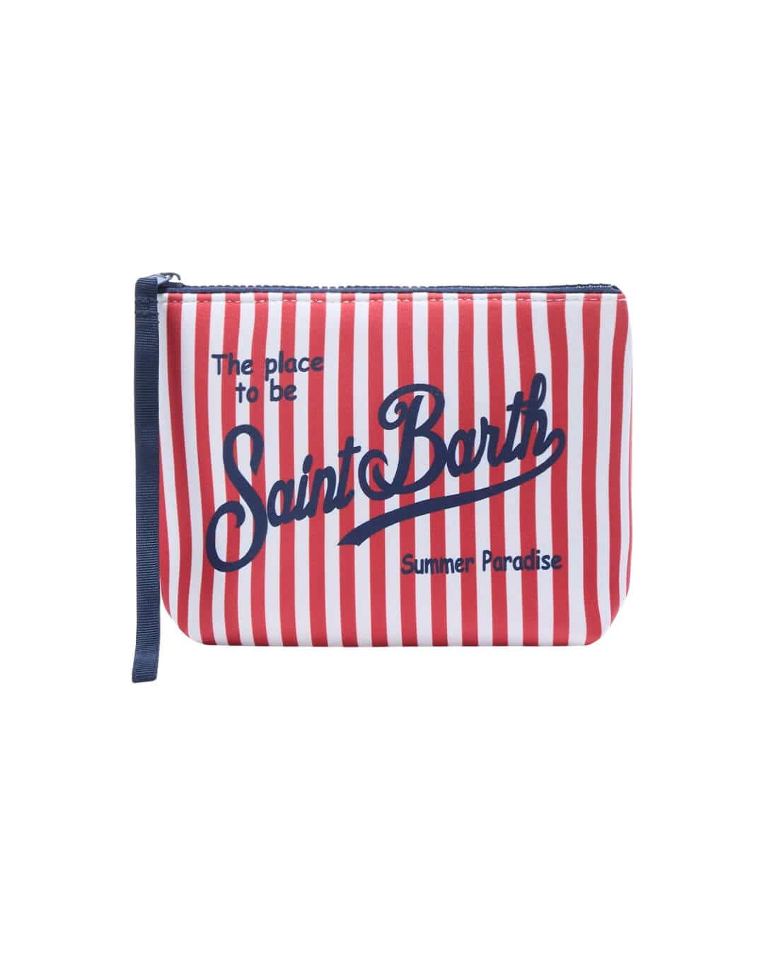 MC2 Saint Barth Bags ONE ALINE RED STRIPES MINI POCHETTE