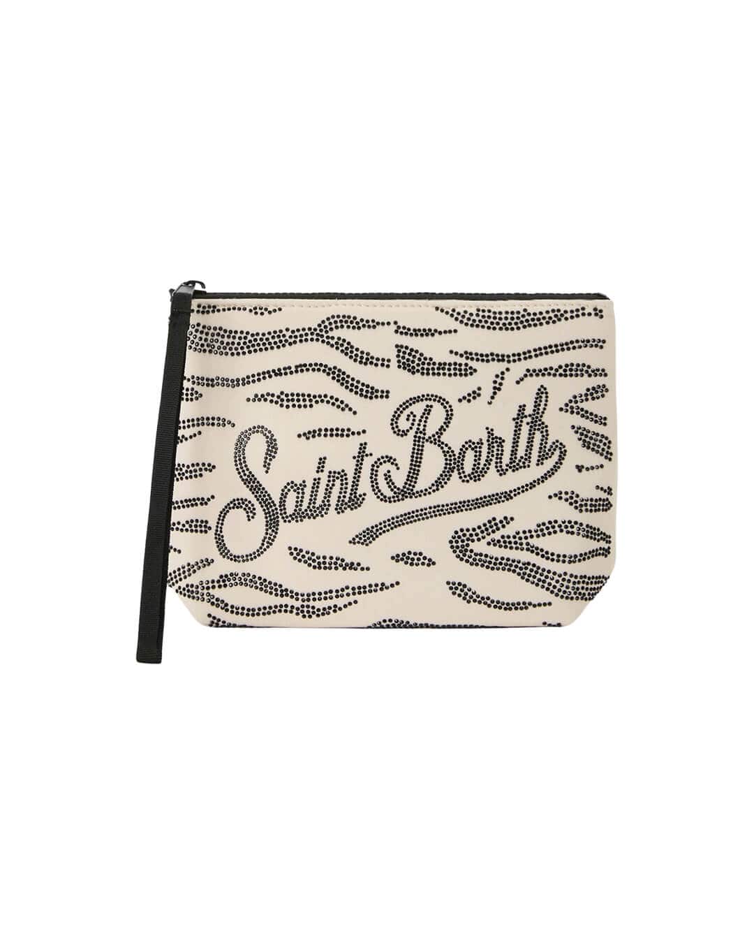MC2 Saint Barth Bags ONE ALINE STRASS ZEBRA  POCHETTE
