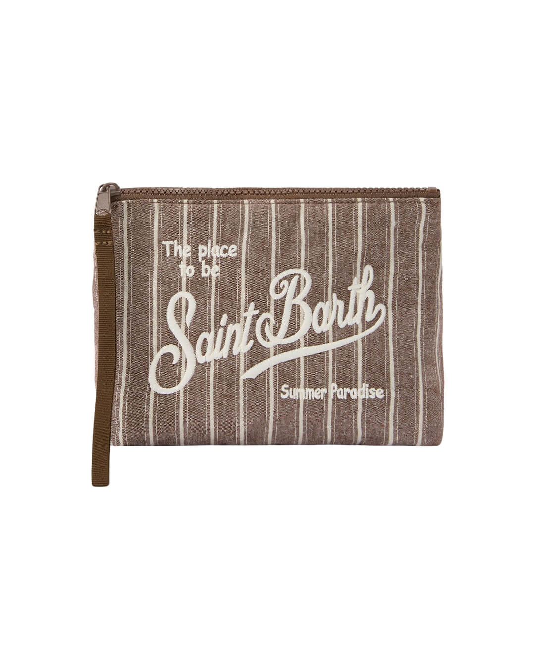 MC2 Saint Barth Bags ONE ALINE STRIPES COTTON POCHETTE TINY