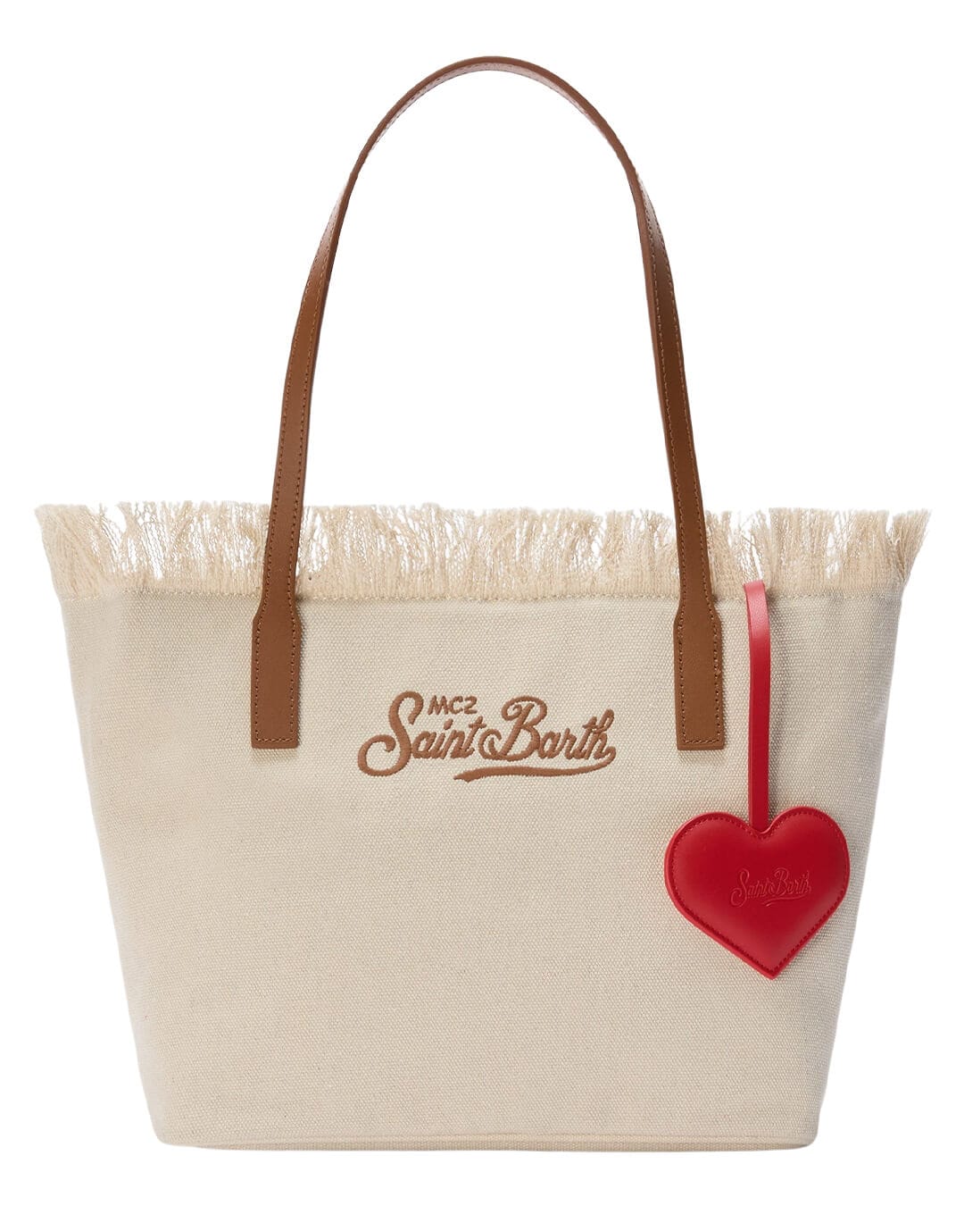 MC2 Saint Barth Bags ONE BAG RED CHARM LEATHER HEART
