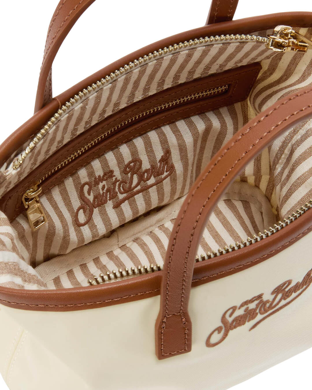MC2 Saint Barth Bags ONE BEIGE CITY  MINI NYLON MINI BAG