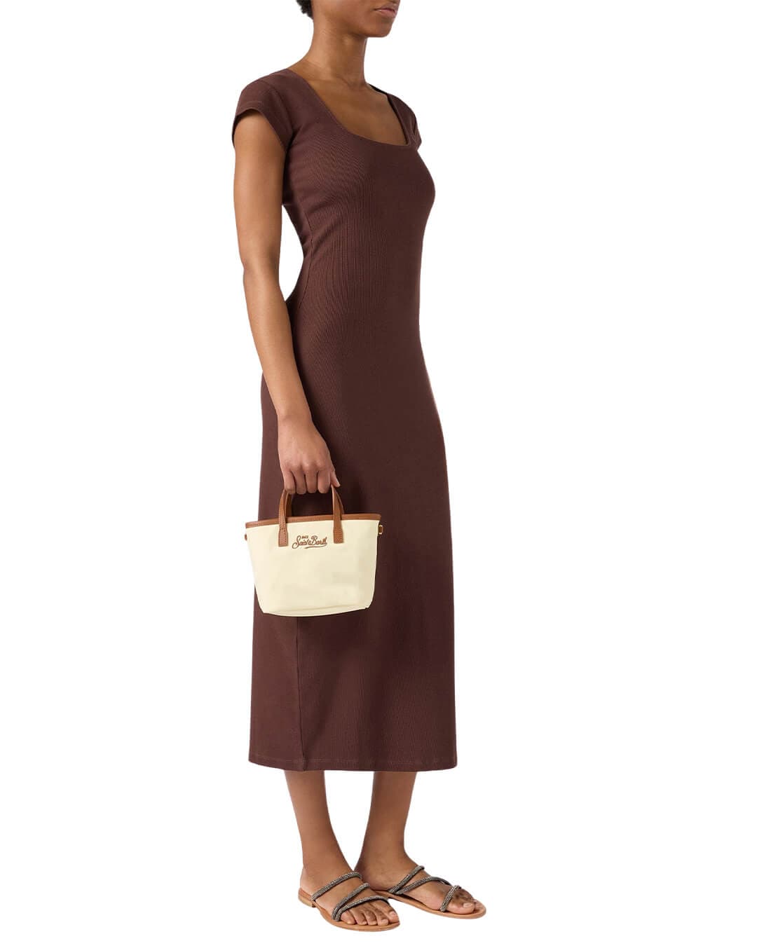 MC2 Saint Barth Bags ONE BEIGE CITY  MINI NYLON MINI BAG