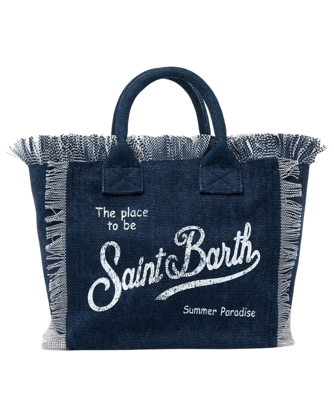 MC2 Saint Barth Bags ONE COLETTE CANVAS SMALL BAG INDIGO 03274H