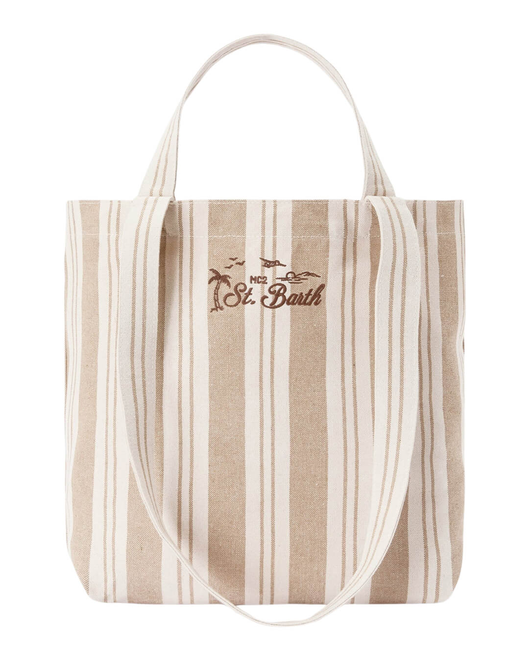 MC2 Saint Barth Bags ONE ESSENTIAL BIG STRIPES  BEACH COTTON BAG