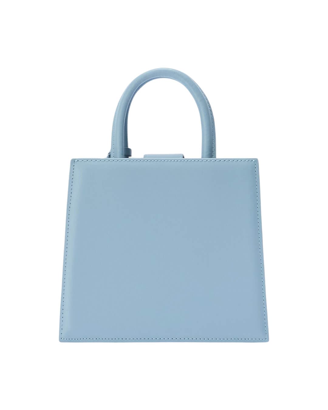 MC2 Saint Barth Bags ONE MC2 BLUE SHOP BAG MINI HAND