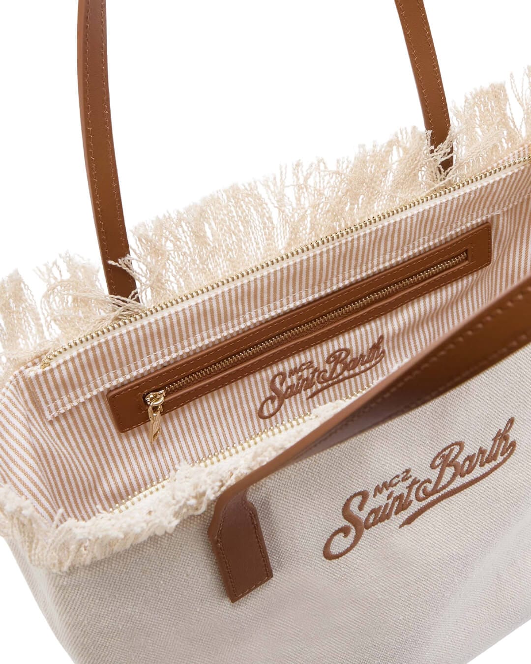 MC2 Saint Barth Bags ONE MC2 City Bag Mid Fringe Canvas