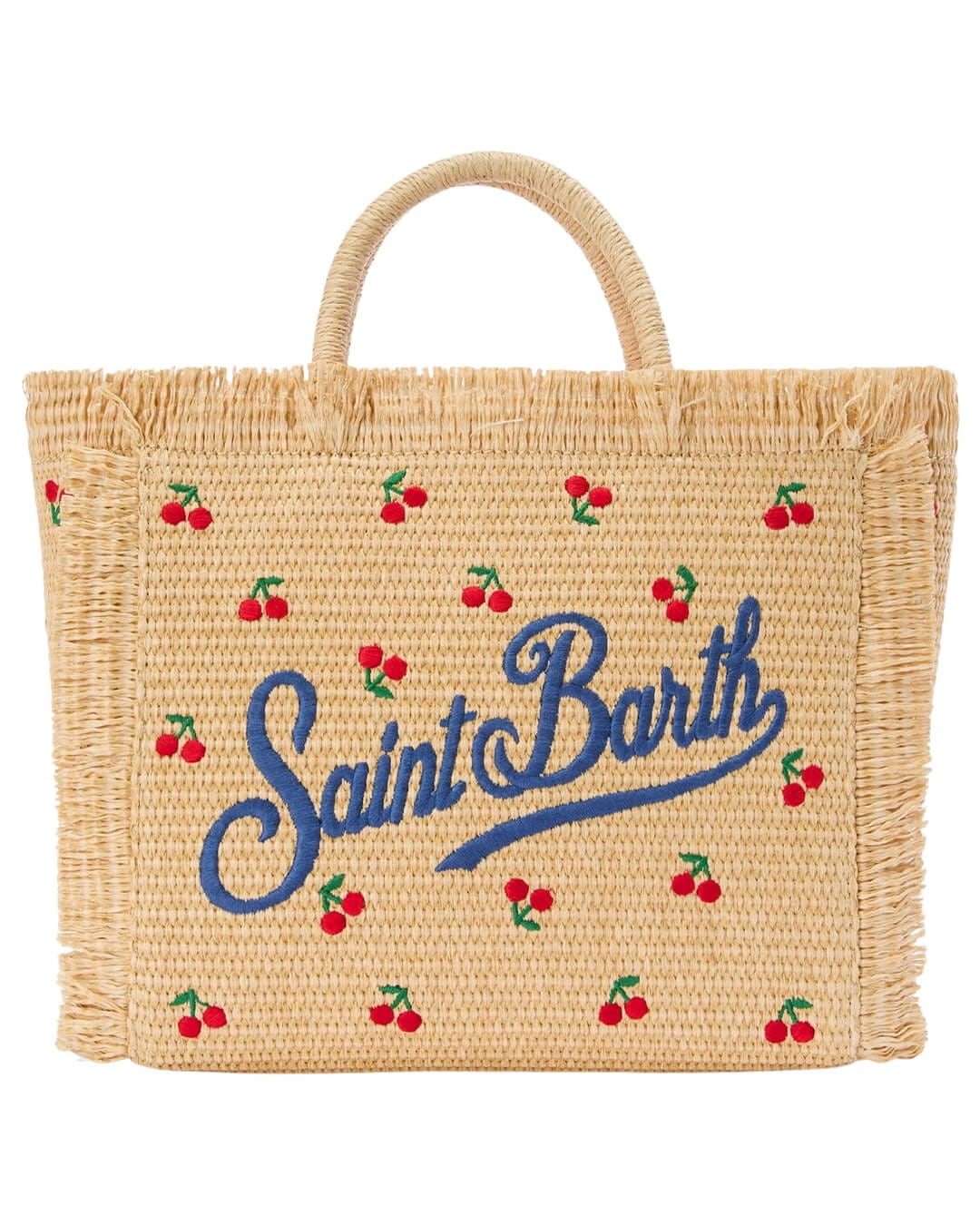 MC2 Saint Barth Bags ONE MC2 COLETTE CHERRY  STRAW N HAND BAG