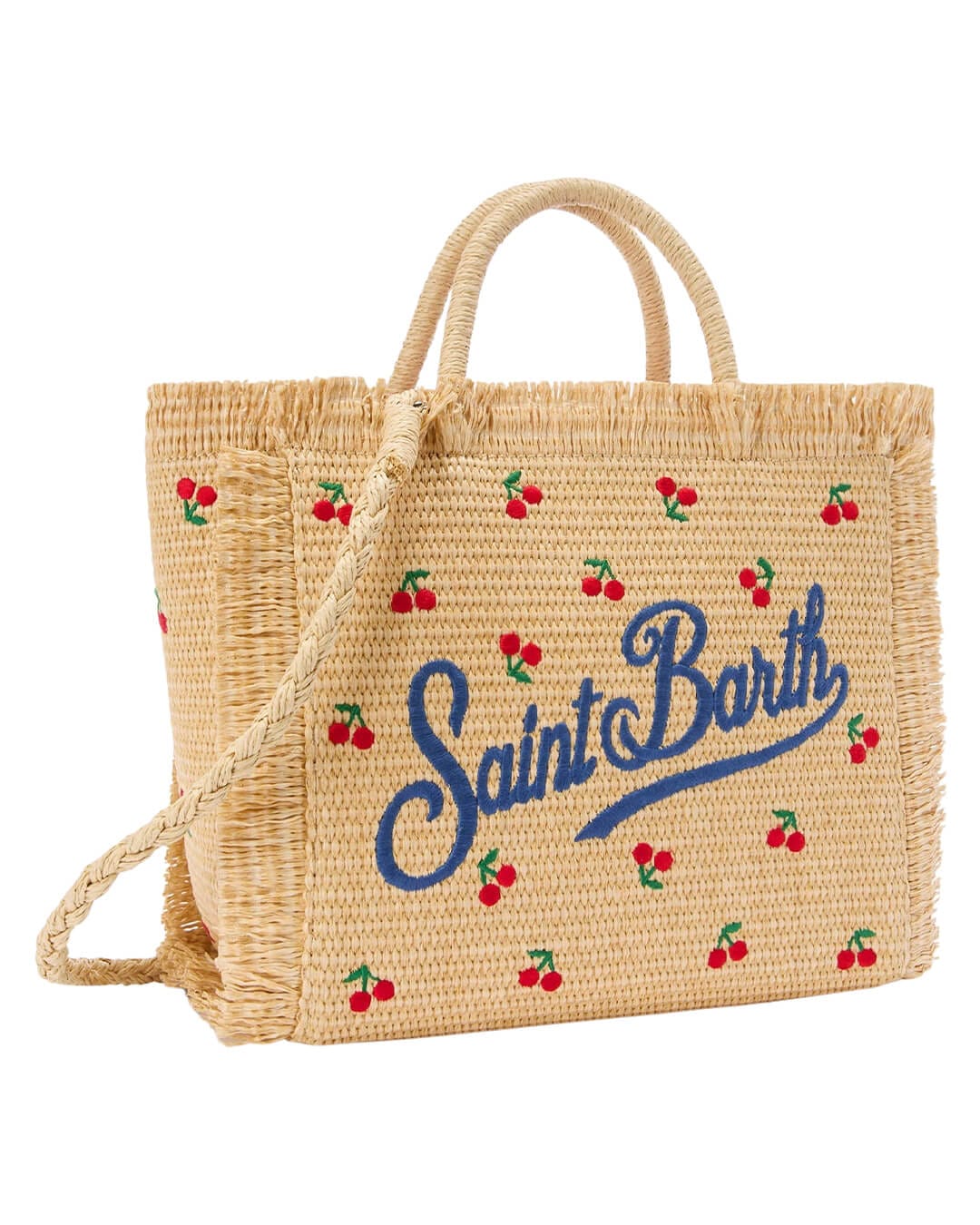 MC2 Saint Barth Bags ONE MC2 COLETTE CHERRY  STRAW N HAND BAG