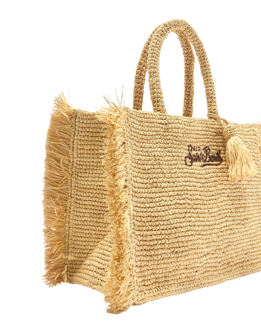 MC2 Saint Barth Bags ONE MC2 Colette Raffia Fringes Hand Bag With Strap Essential