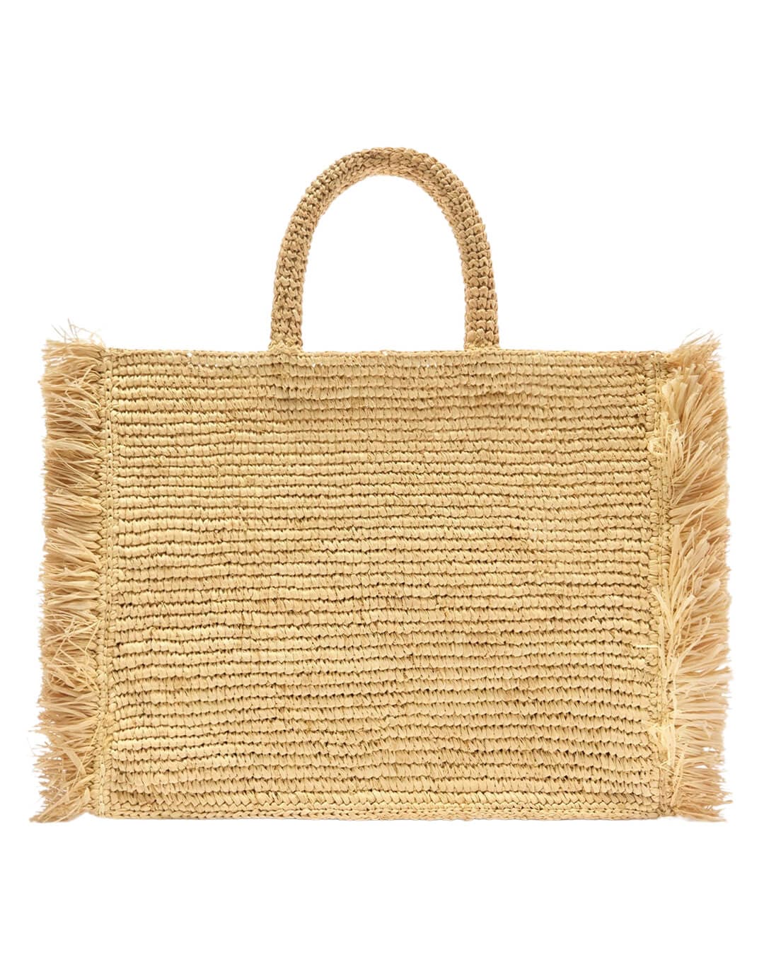 MC2 Saint Barth Bags ONE MC2 Colette Raffia Fringes Hand Bag With Strap Essential