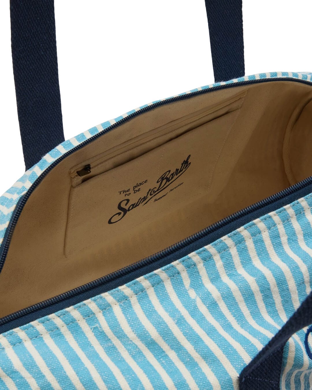 MC2 Saint Barth Bags ONE MC2 Jetleg Round Linen Jetleg Round Stripes