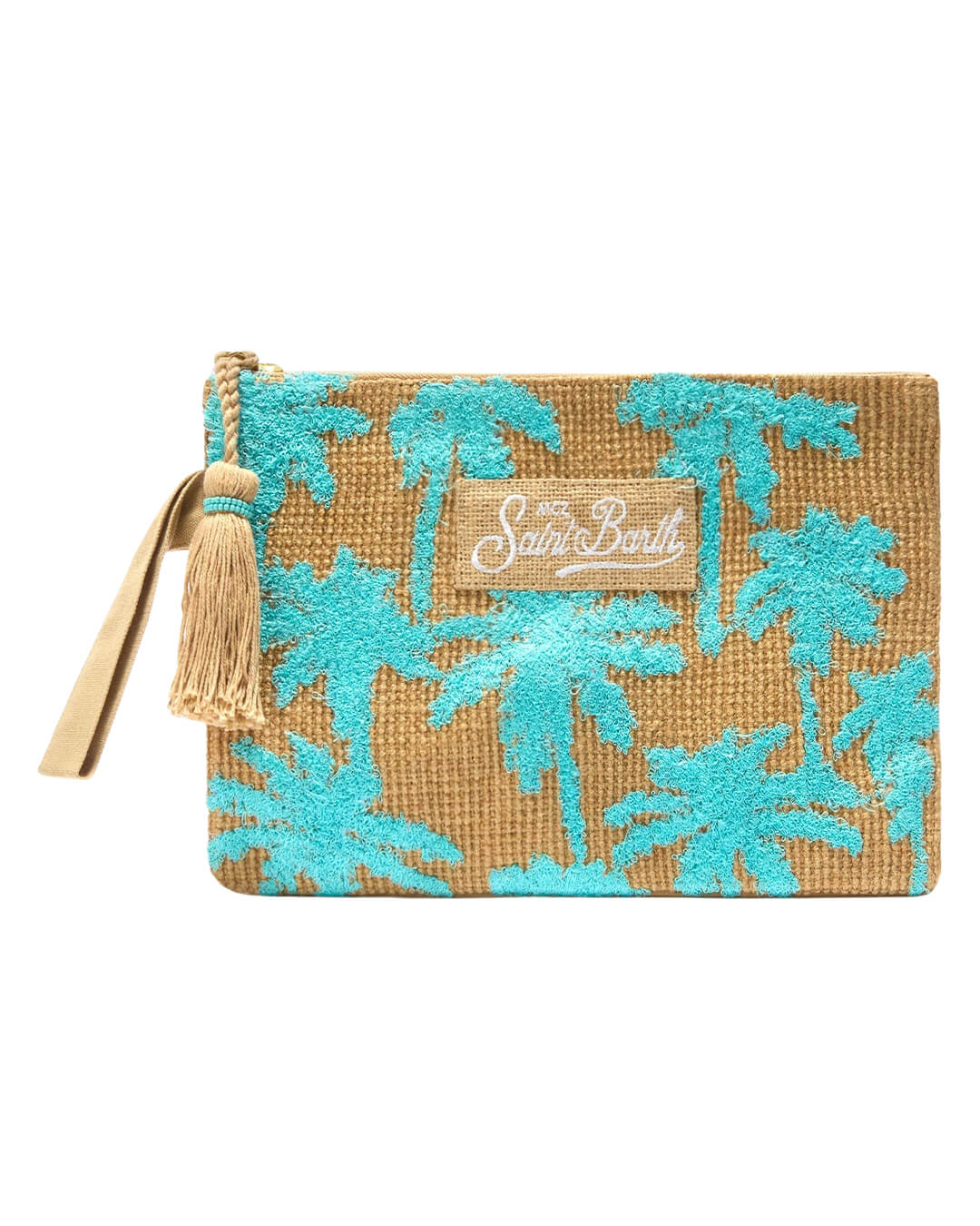 MC2 Saint Barth Bags ONE MC2  Jute Pouch Terry Palms
