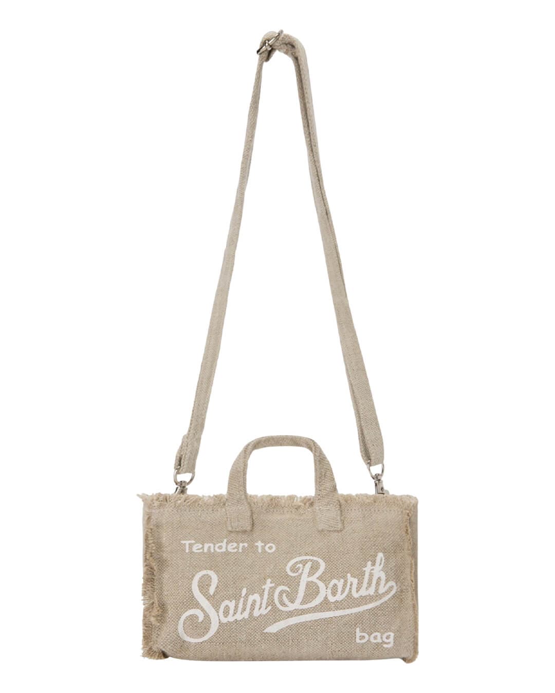 MC2 Saint Barth Bags ONE MC2 PHONE BEIGE  LINEN BAG