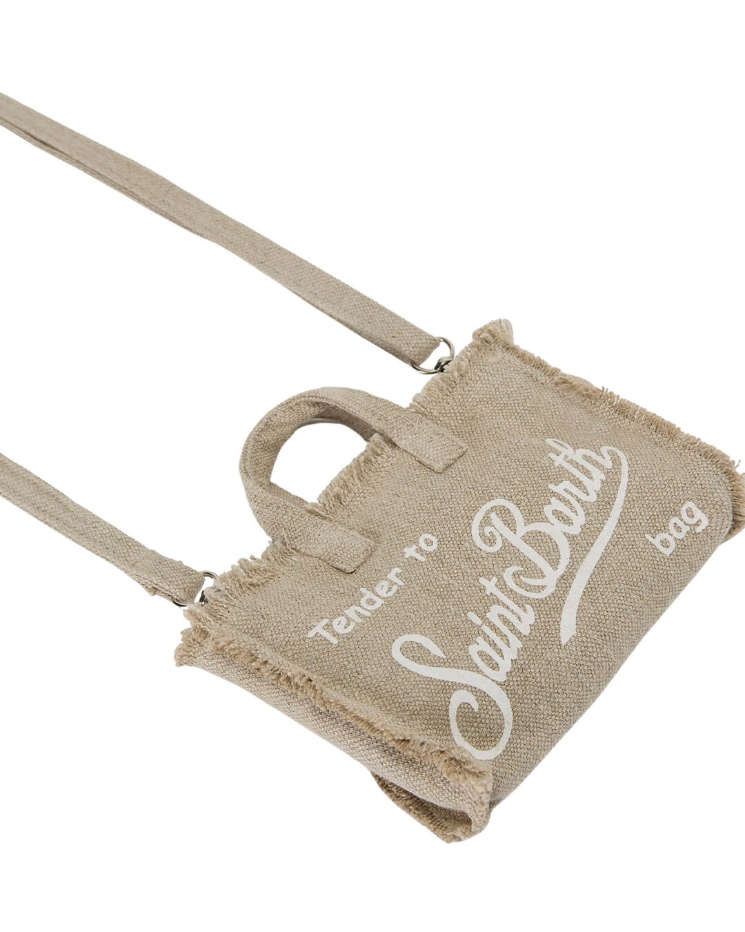 MC2 Saint Barth Bags ONE MC2 PHONE BEIGE  LINEN BAG