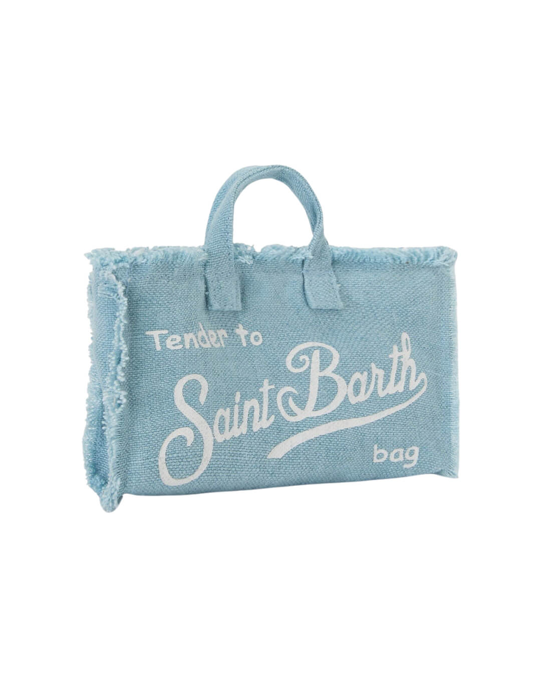 MC2 Saint Barth Bags ONE MC2 PHONE LIGHT BLUE  LINEN BAG