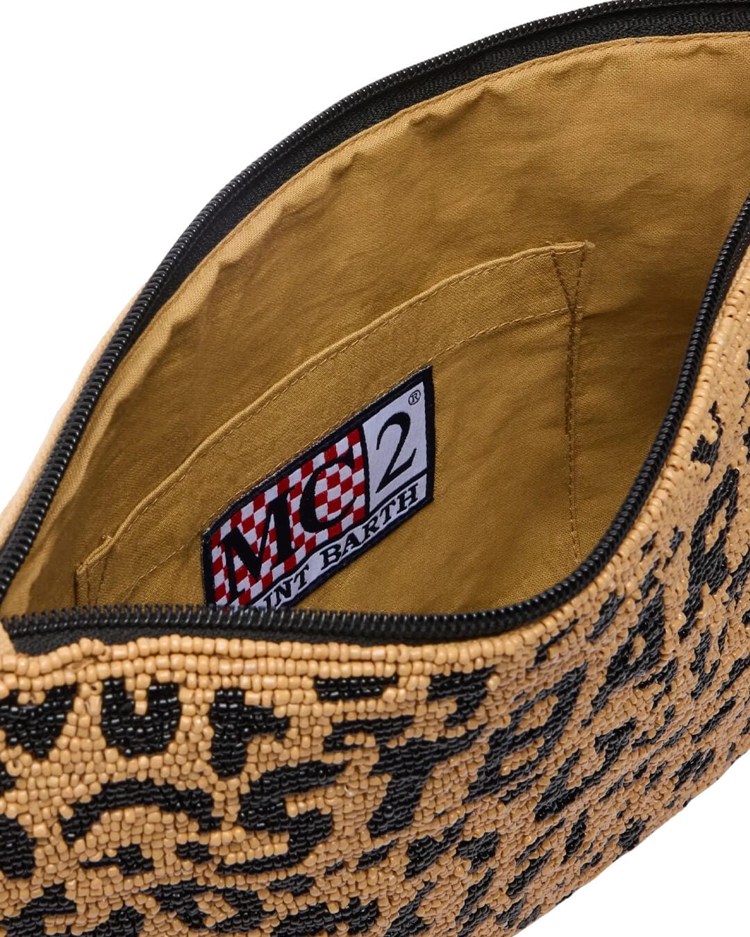 MC2 Saint Barth Bags ONE MC2 POUCH PEARL N CLASSIC LEO  POCHETTE