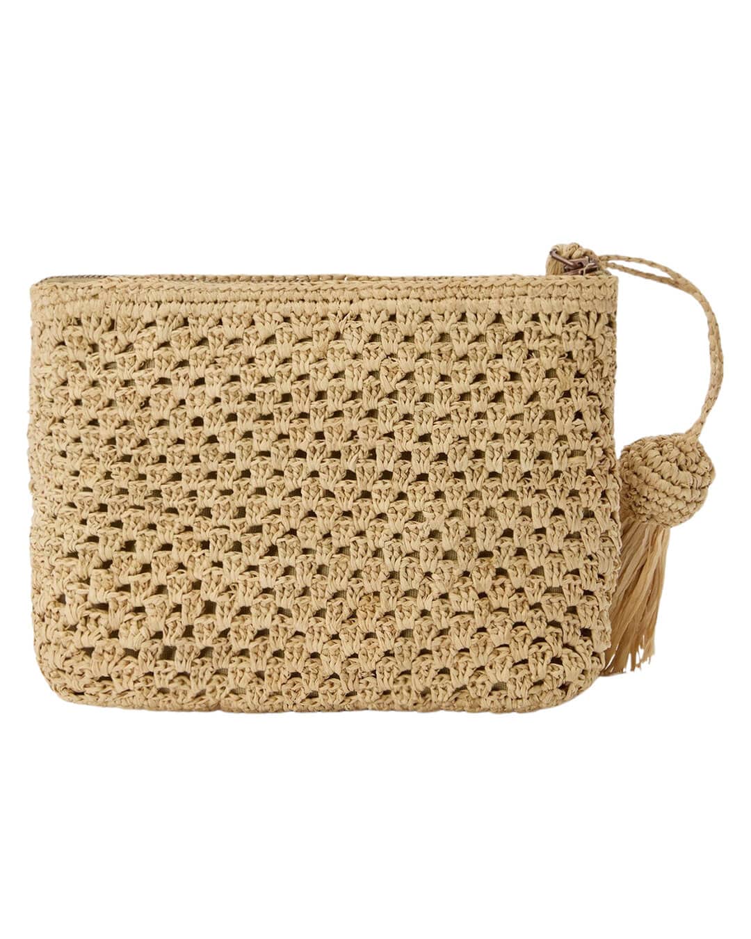 MC2 Saint Barth Bags ONE MC2 Raffia Pouch Pochette 11 Wave
