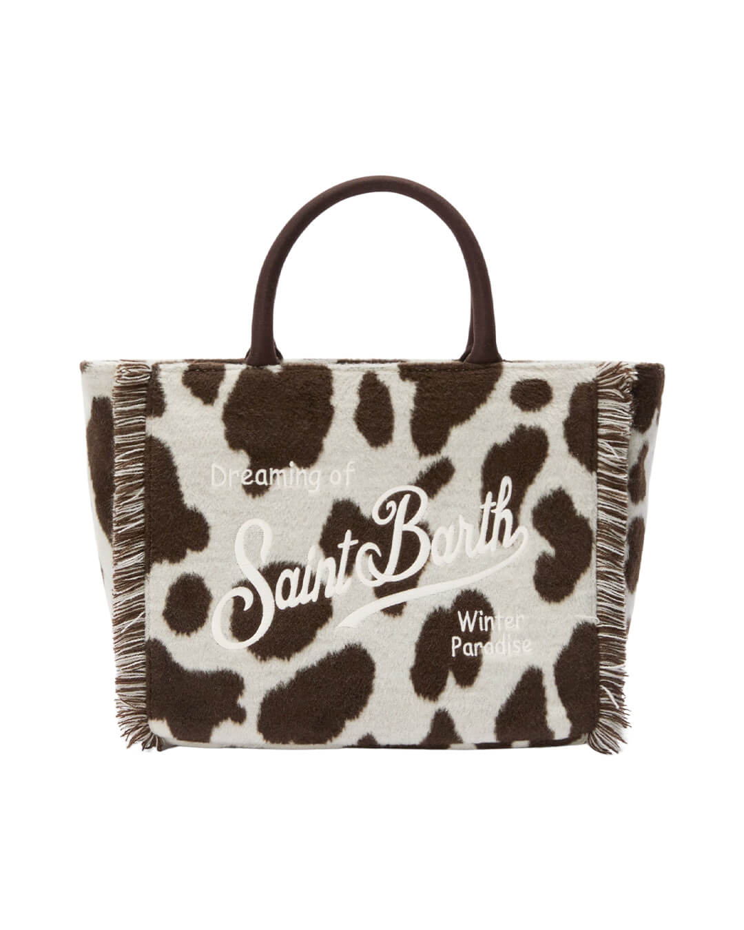 MC2 Saint Barth Bags ONE MC2 Saint Barth Colette Felt Hand Bag With Strap Cow 10 Emb 01434I