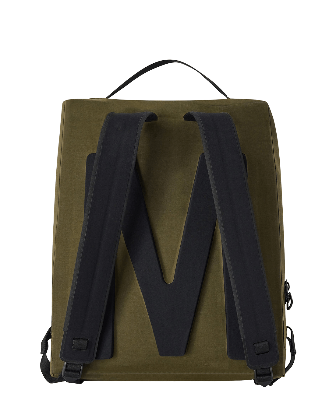 Mc2 Saint Barth Bags ONE MC2 Saint Barth Military Green Seamless Bonded Wax Backpack