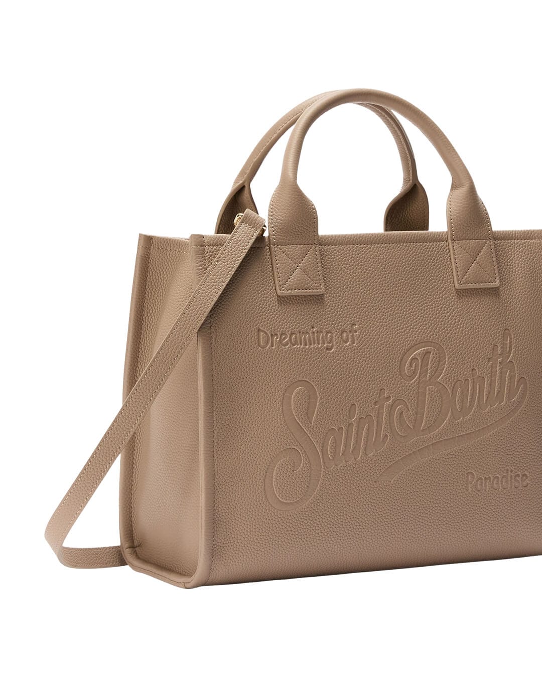 MC2 Saint Barth Bags ONE MC2 Saint Barth Vanity Bag Large Bag With Strap Grain Leather Sb 12 00531I