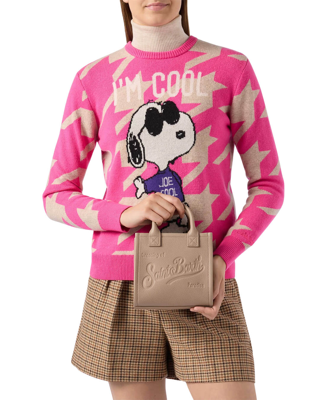 MC2 Saint Barth Bags ONE MC2 Saint Barth Vanity Bag Mini Hand Bag With Strap Grain Leather Sb 12 00531I