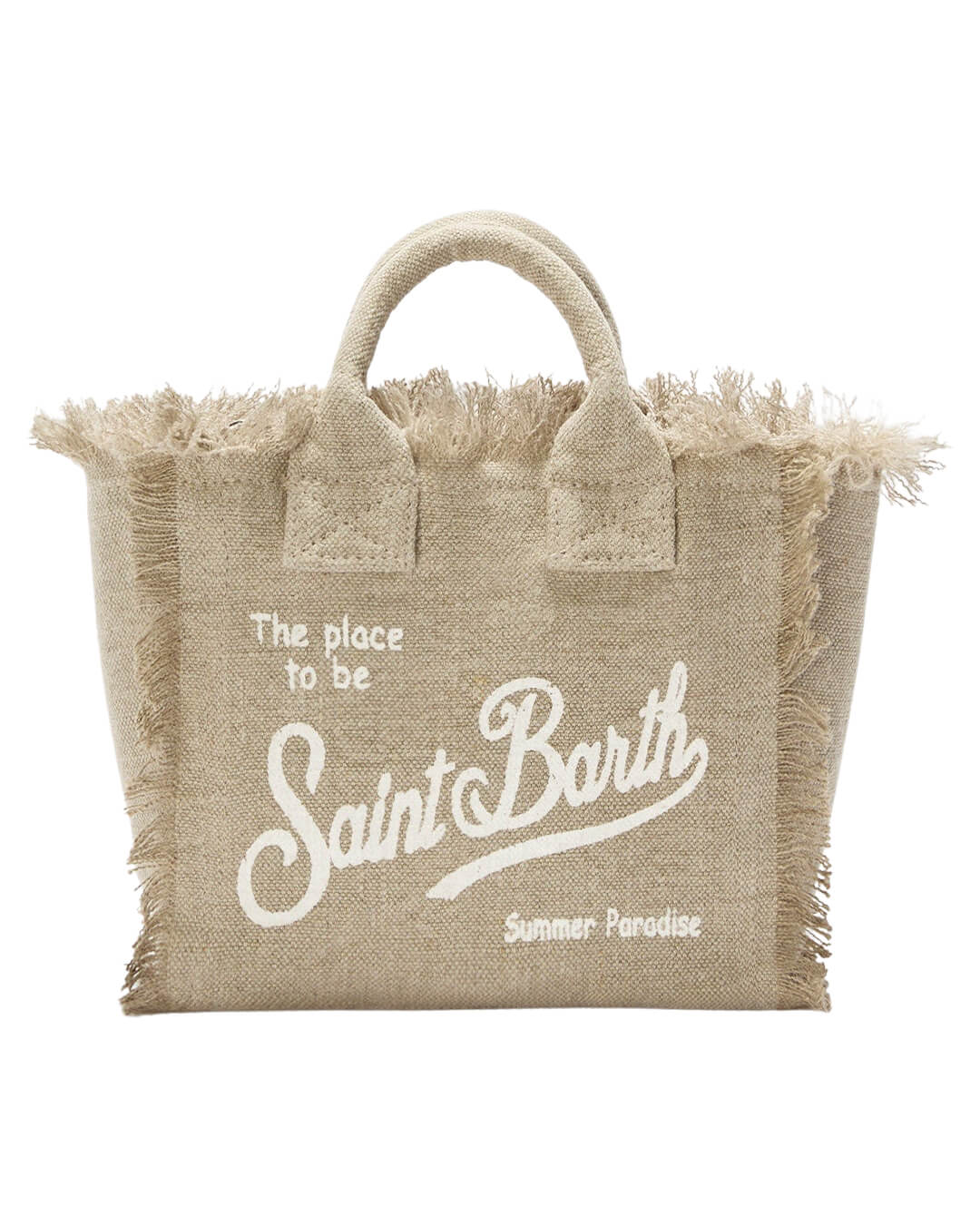 MC2 Saint Barth Bags ONE MC2 VANITY BEIGE  LINEN BAG