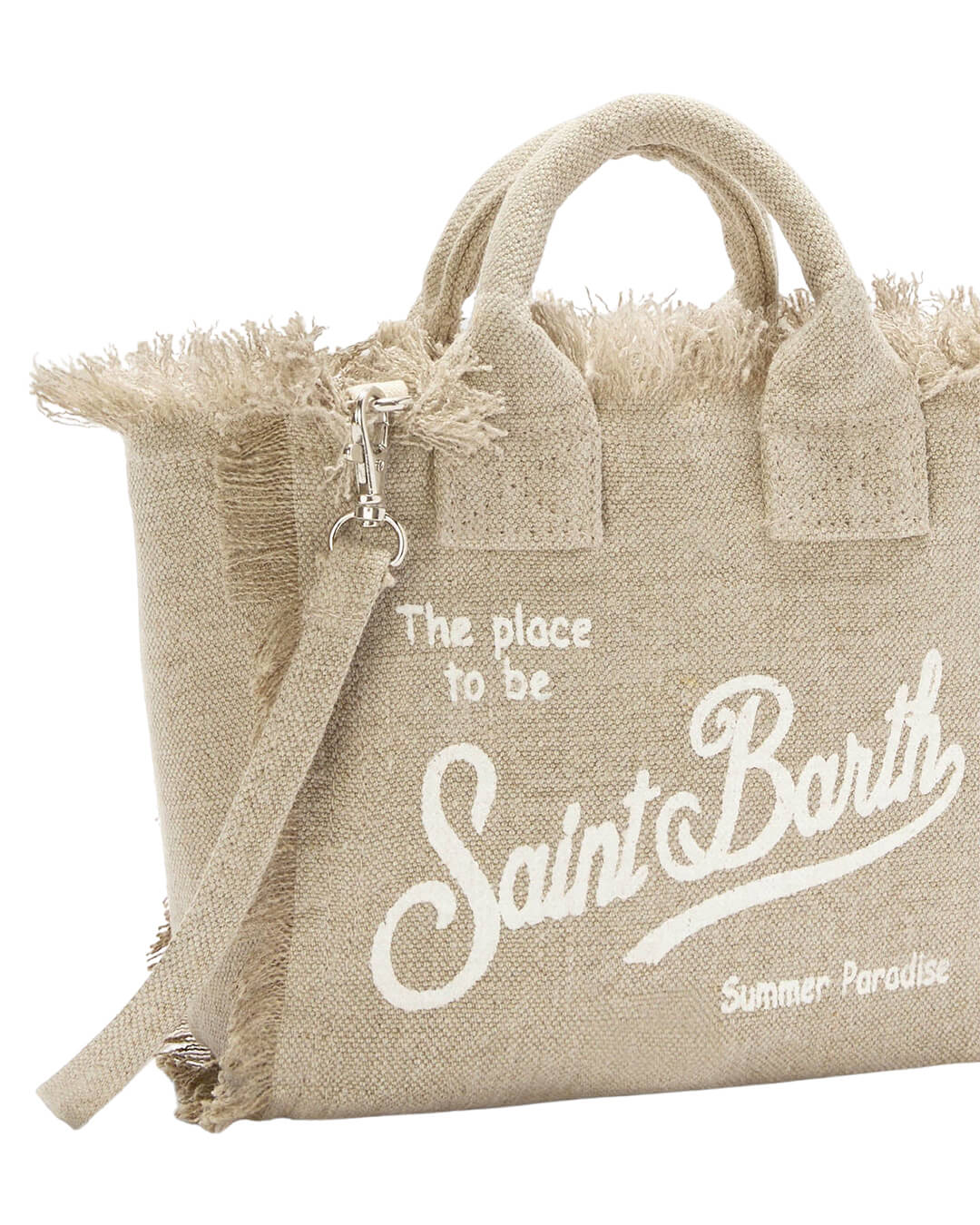 MC2 Saint Barth Bags ONE MC2 VANITY BEIGE  LINEN BAG