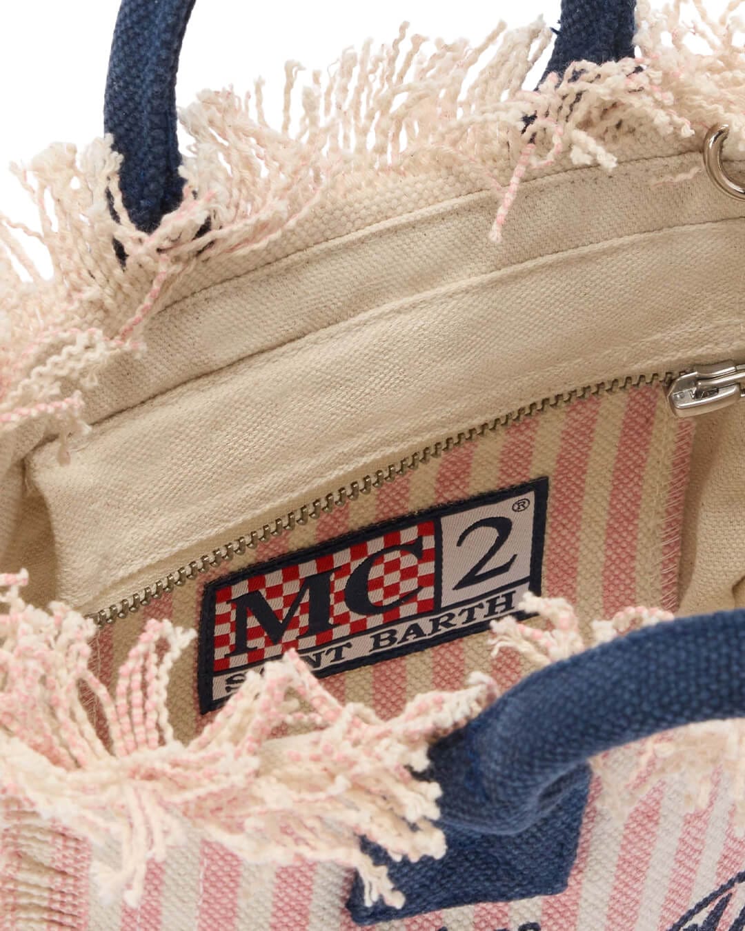 MC2 Saint Barth Bags ONE MC2 Vanity Mini Small Bag With Strap Stripes