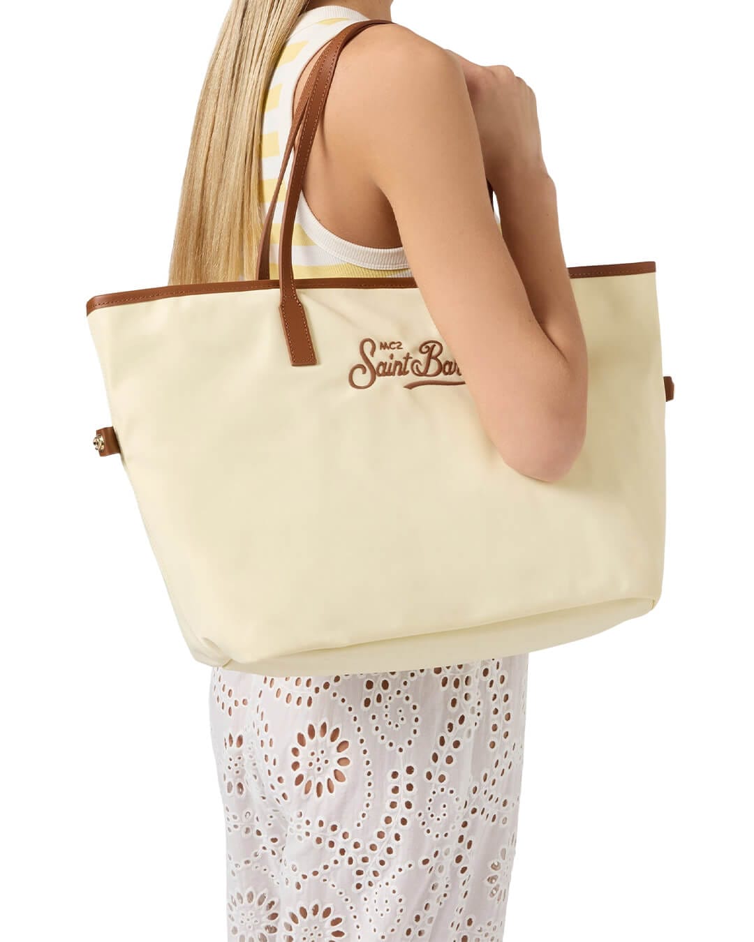 MC2 Saint Barth Bags ONE MC2 White  City Bag Nylon